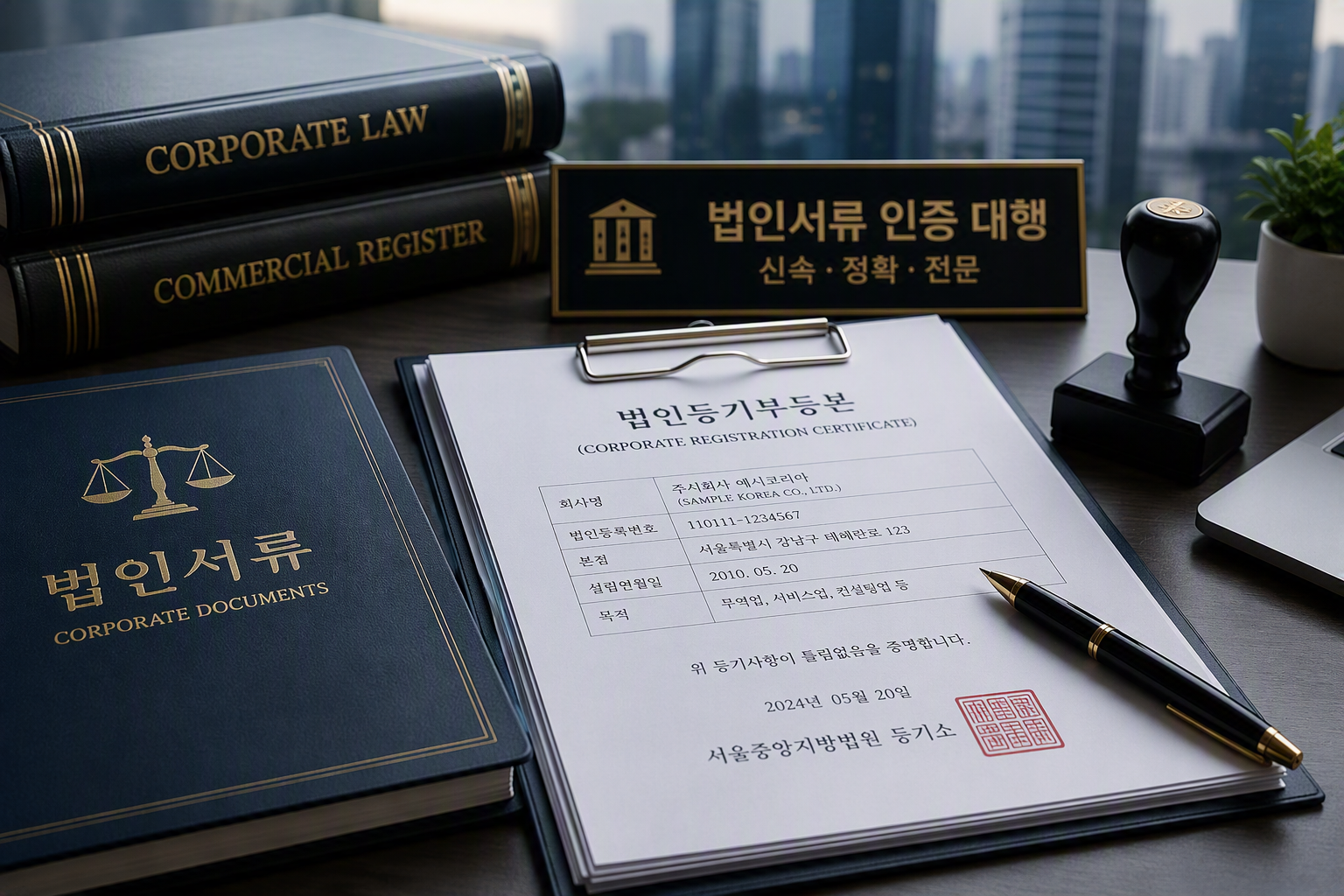 홈 법인서류